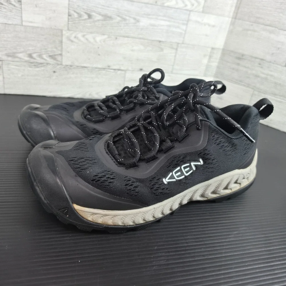 Keen NXIS EVO Low Hiking Shoes Womens 6.5 Black Trail Sneakers 1025915